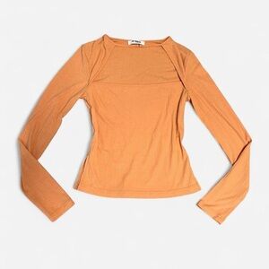 4th and Reckless Light orange top